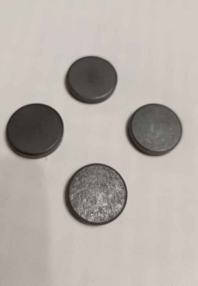 LOTE 4 IMANES CIRCULARES (25x5mm.)