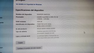Ordenador i3 con ssd Monitor teclado y ratón