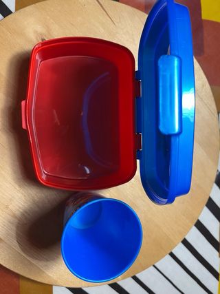 caixa sandes e copo super mario