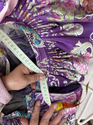 Traje de fallera con dos cuerpos