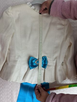Traje de fallera con dos cuerpos
