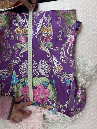 Traje de fallera con dos cuerpos