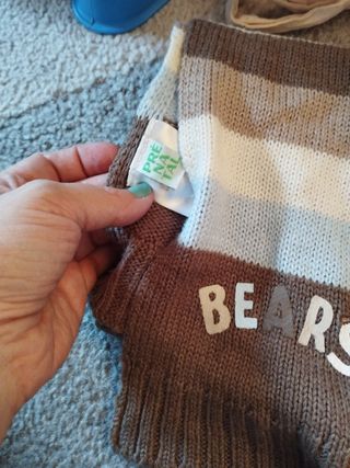 Bufanda de prenatal en marrón talla 2/3