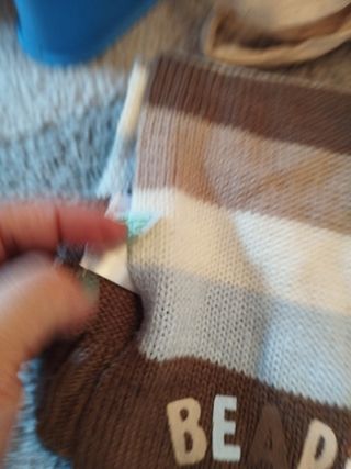 Bufanda de prenatal en marrón talla 2/3