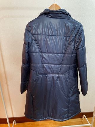 abrigo largo azul