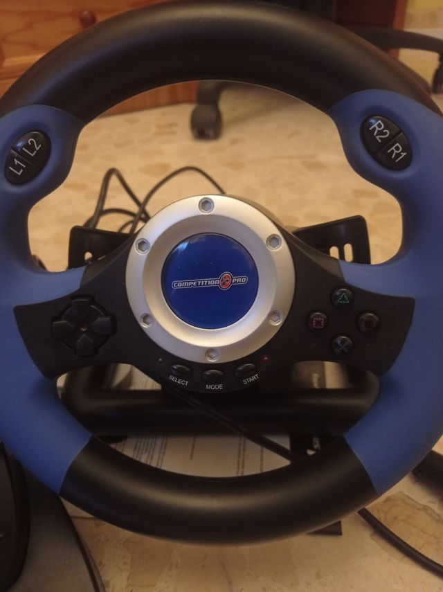 Volante y pedales play station 2