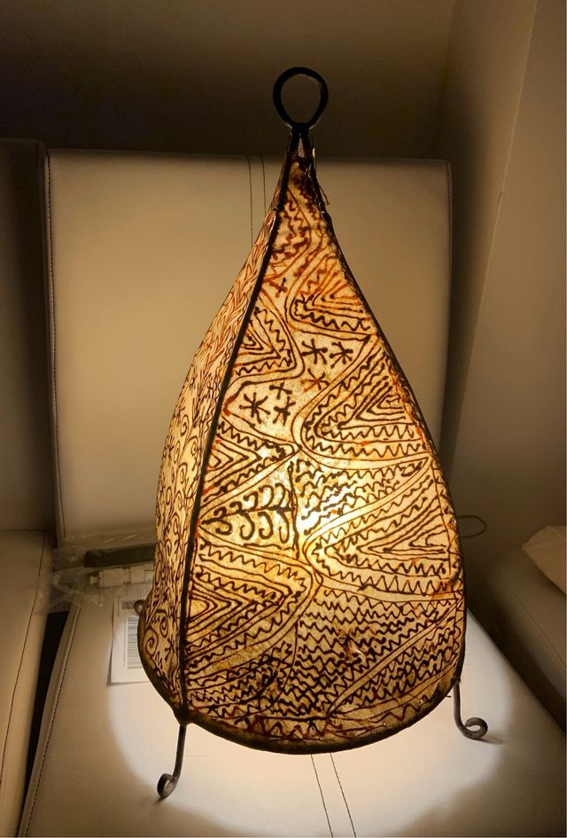 lámpara artesanal árabe