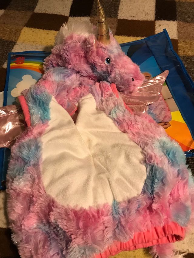 disfraz unicornio niñ 1 a 3 años