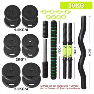 Mancuernas ajustables 4 en 1  (10kg)