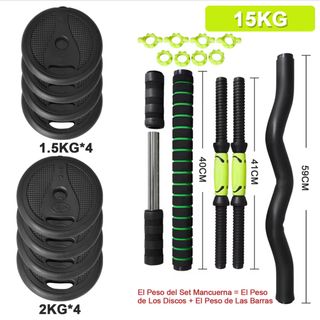 Mancuernas ajustables 4 en 1  (10kg)