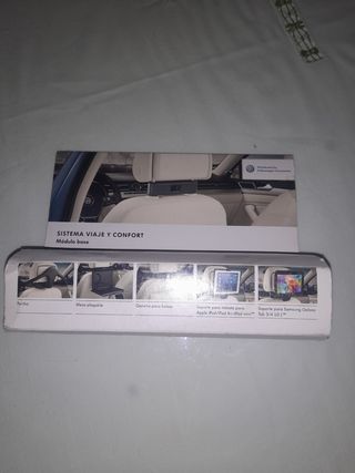 Soporte pantallas asiento vehiculo
