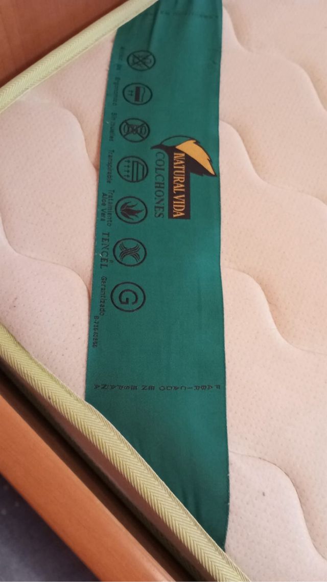 colchon visco natural vida 180x105