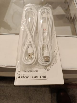 IPHONE .  IPAD. IPOD CABLE. CARGA. USB