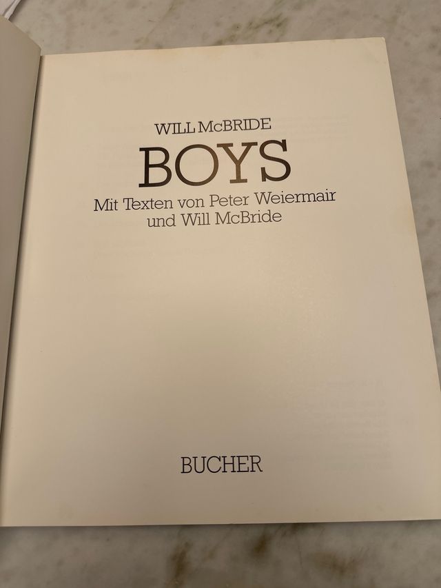 BOYS WILL McBRIDE BUCHER