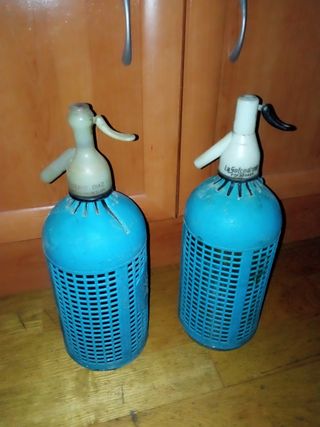 botellas sifón antiguas