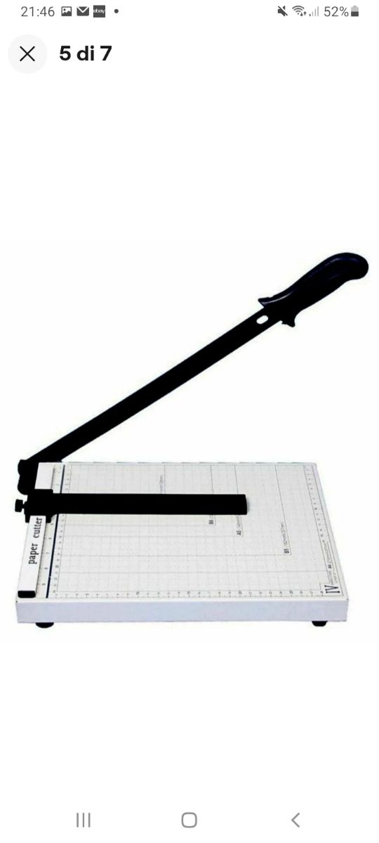 TAGLIERINA CUTTER A LAMA FORMATO A4