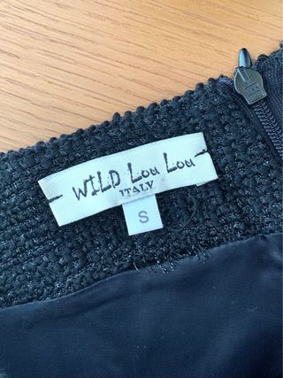 Falda negra diseño Wild Lou Lou