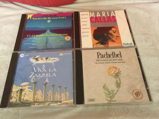 4 Cds música clásica y para momentos de relax
