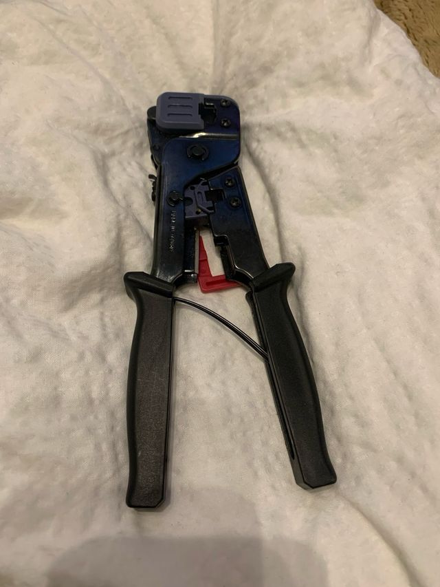 alicate crimpado de enchufe modular telefónico