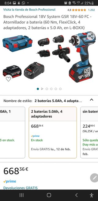Bosch GSR 18v 60 FC