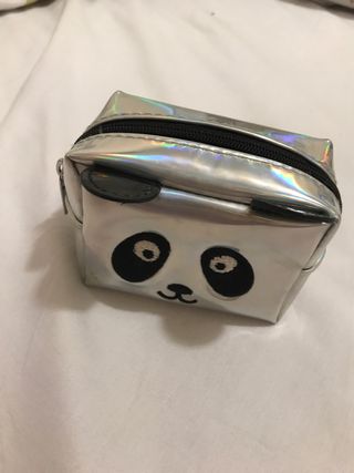 Monedero oso panada cromado