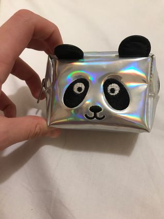 Monedero oso panada cromado