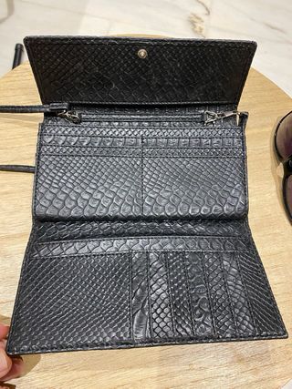 Cartera bolso de mano hombro monedero cocodrilo