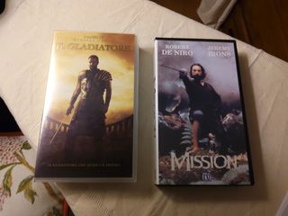 Vhs film Mission e Il Gladiatore