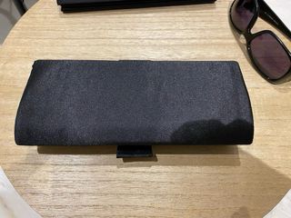 Cartera bolso mano vintage raso clásico