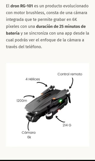 DRONE RG101 "A ESTRENAR"