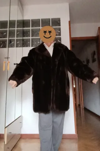 Chaquetón mouton sintético