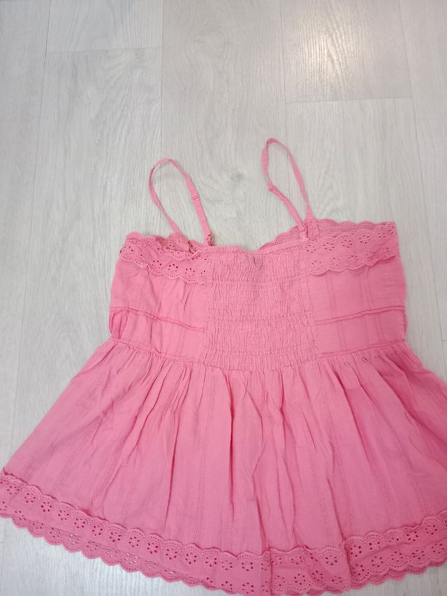 Camiseta rosa tirantes 🌸