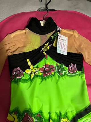 maillot de gimnasia ritmica talla 9/10 