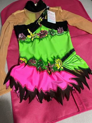 maillot de gimnasia ritmica talla 9/10 