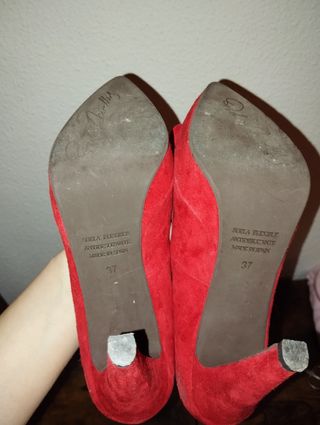 Zapatos rojos. PRECIO NO NEGOCIABLE