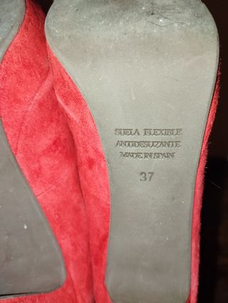 Zapatos rojos. PRECIO NO NEGOCIABLE