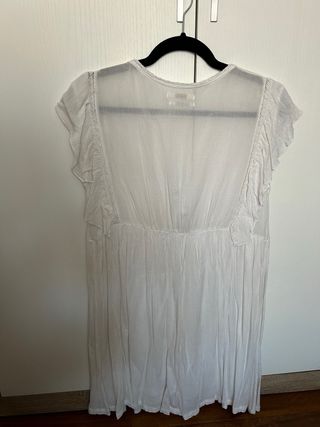 vestido blanco Pull&Bear