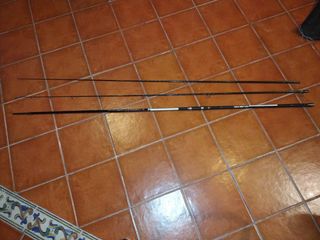 Pareja de cañas de pescar de repartición