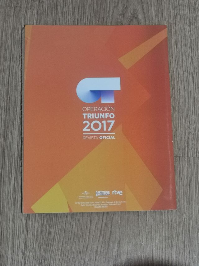 Revista Amaia OT2017 + CD Firmada (Nuevo)