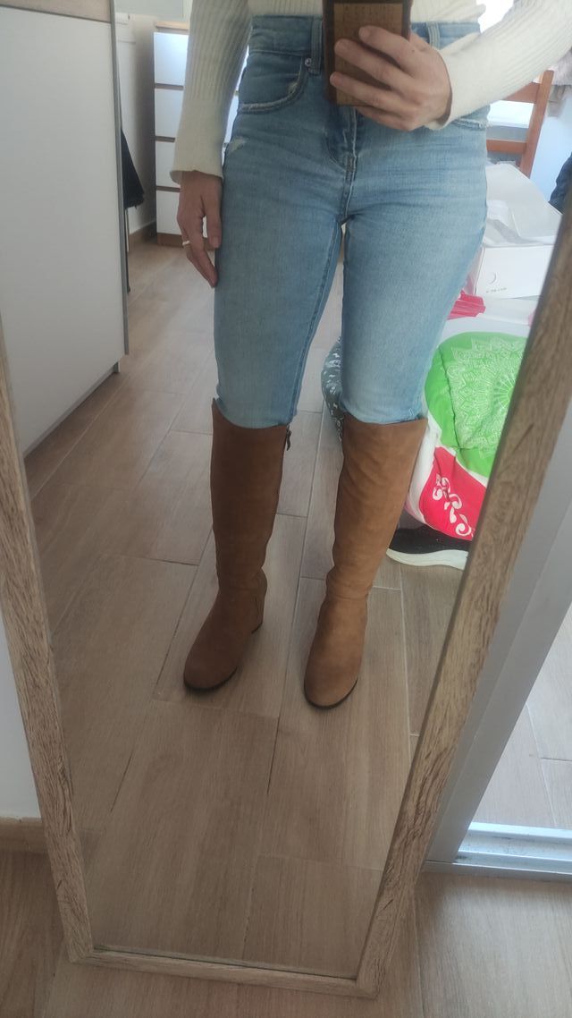 Botas altas marrones