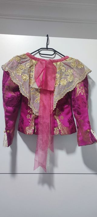 Corpiño fallera fucsia
