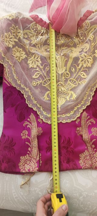 Corpiño fallera fucsia