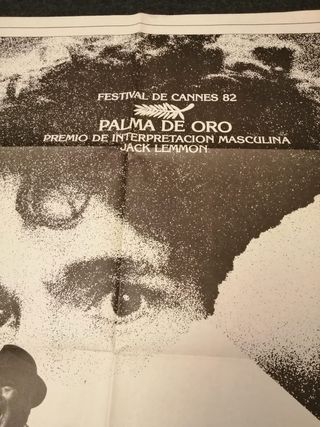 Cartel cine 1982 DESAPARECIDO