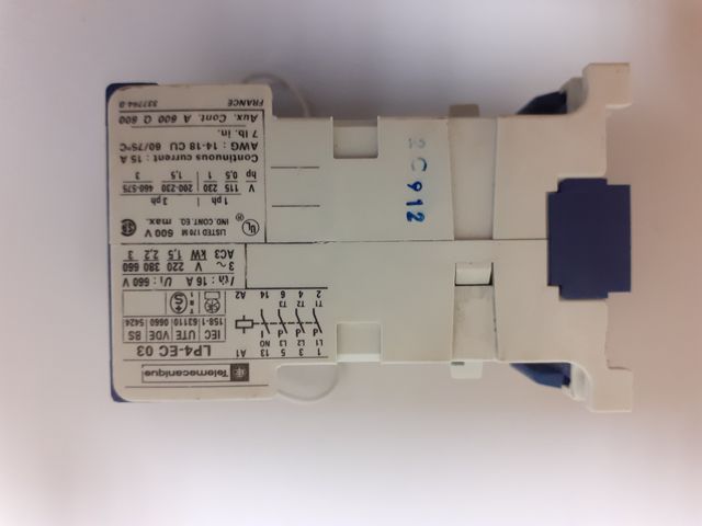 Minicontactor 2,2kw 400V bobina 24Vdc Telemecaniqu