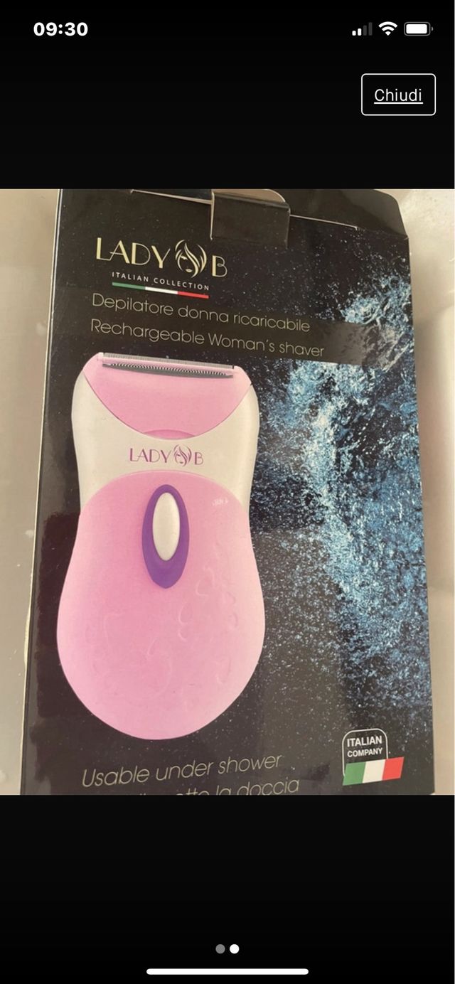 rasoio donna elettrico