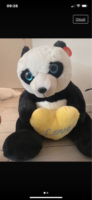 peluche nuovo 40 cm
