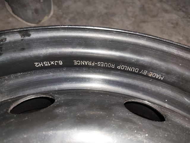 Llanta de chapa 4x100