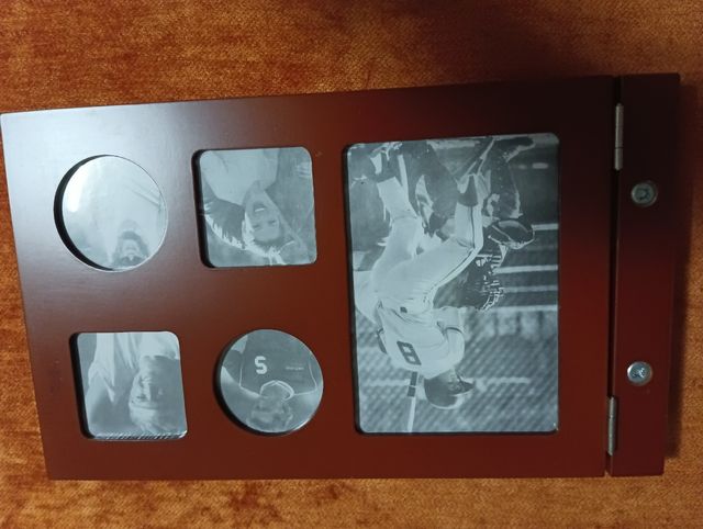 Álbum de fotos de madera