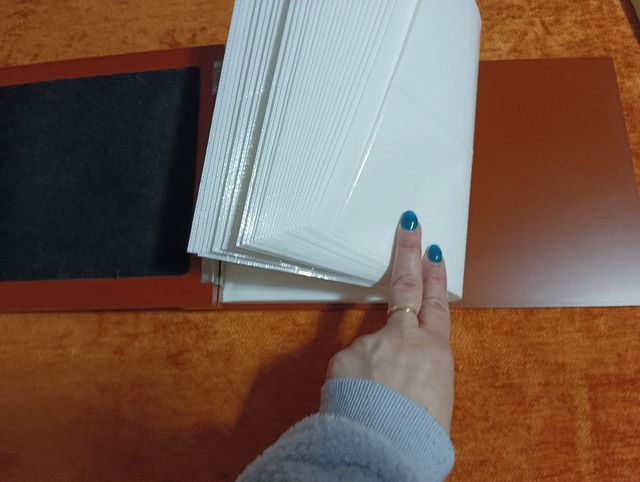 Álbum de fotos de madera