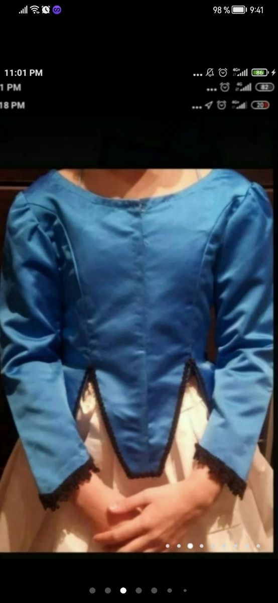 Corpiño fallera baturra o reginal